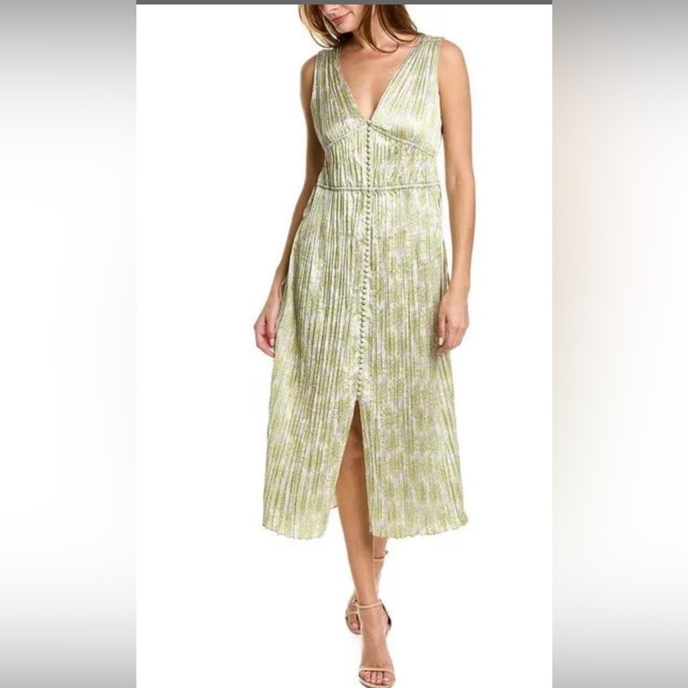 Rebecca Taylor Astera Fleur button front dress